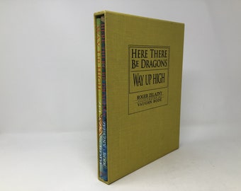 Here There Be Dragons Way Up High by Roger Zelazny Hardcover Signed Limited Edition Like new 1992