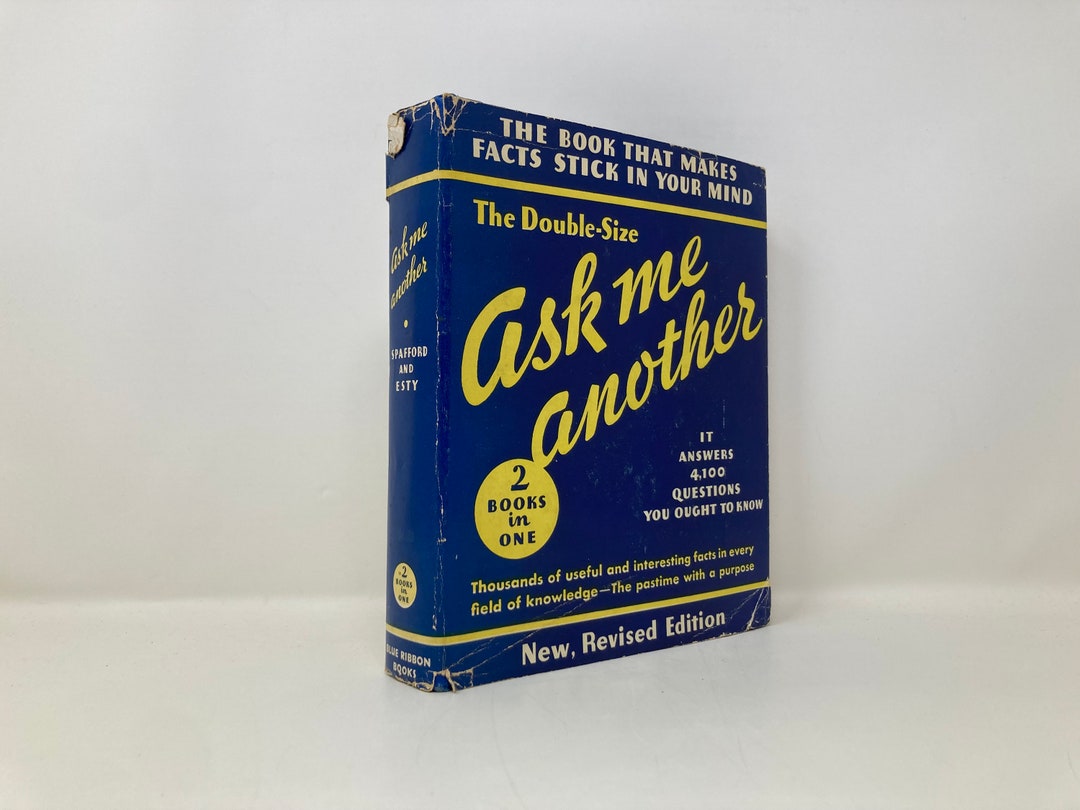 Ask Me Another! by Justin Spafford and Lucien Esty HC Hardcover