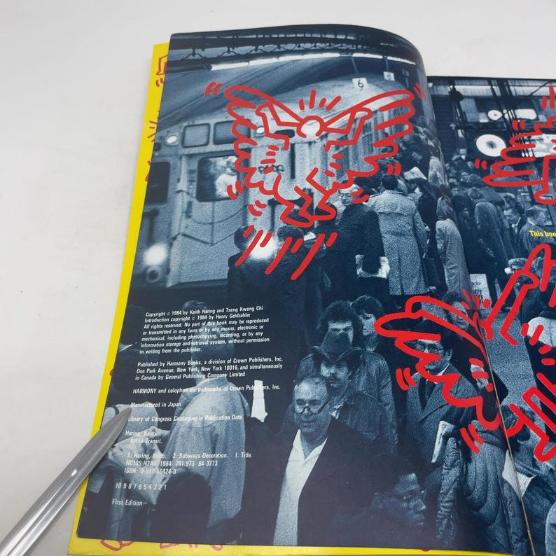 Arte en tránsito de Keith Haring PB Primera edición Rústica Muy bueno 1984 356328 imagen 4