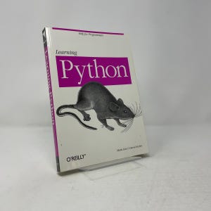 Python leren door Mark Lutz PB Eerste editie Paperback Zeer goed 1999 556481