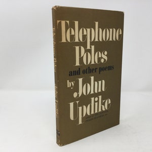 Telephone Poles and Other Poems by John Updike HC Hardcover 1963 LN Like New