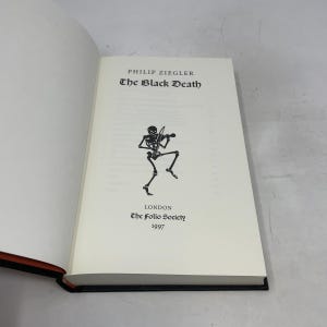 The Black Death door Philip Ziegler HC First Thus hardcover als nieuw 1997 406506 afbeelding 4