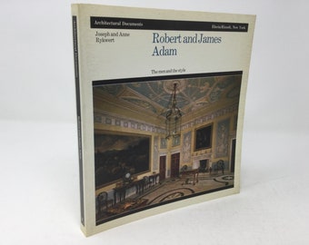 Robert & James Adam (Architectural Documents) by Anne Rykwert PB Paperback 1999 LN Like New