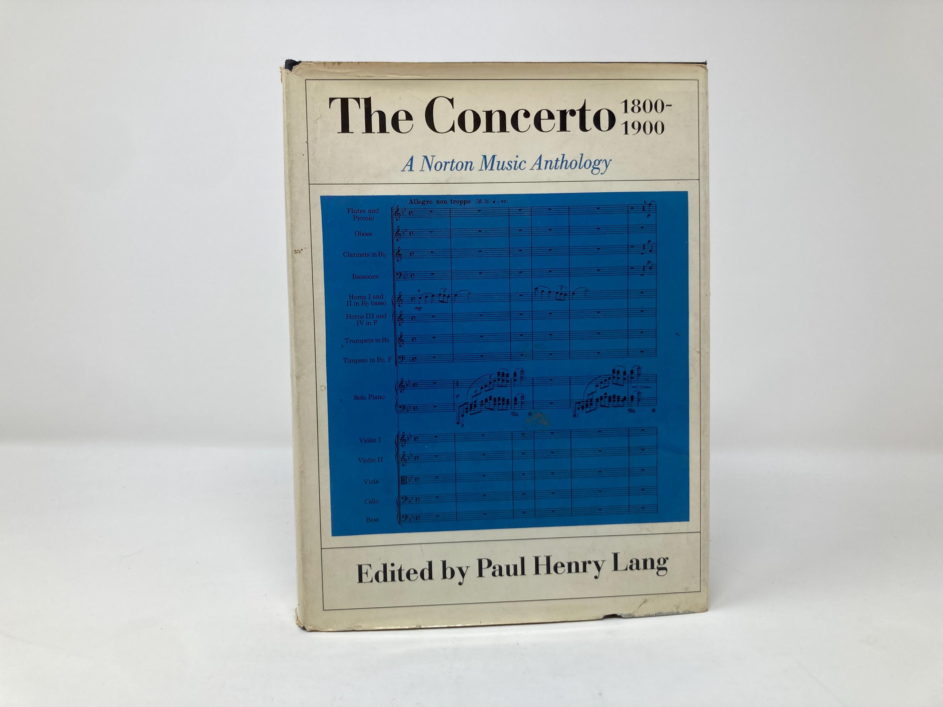 ポール・ヘンリー・ラング著『The Concerto 1800-1900』HC ハード