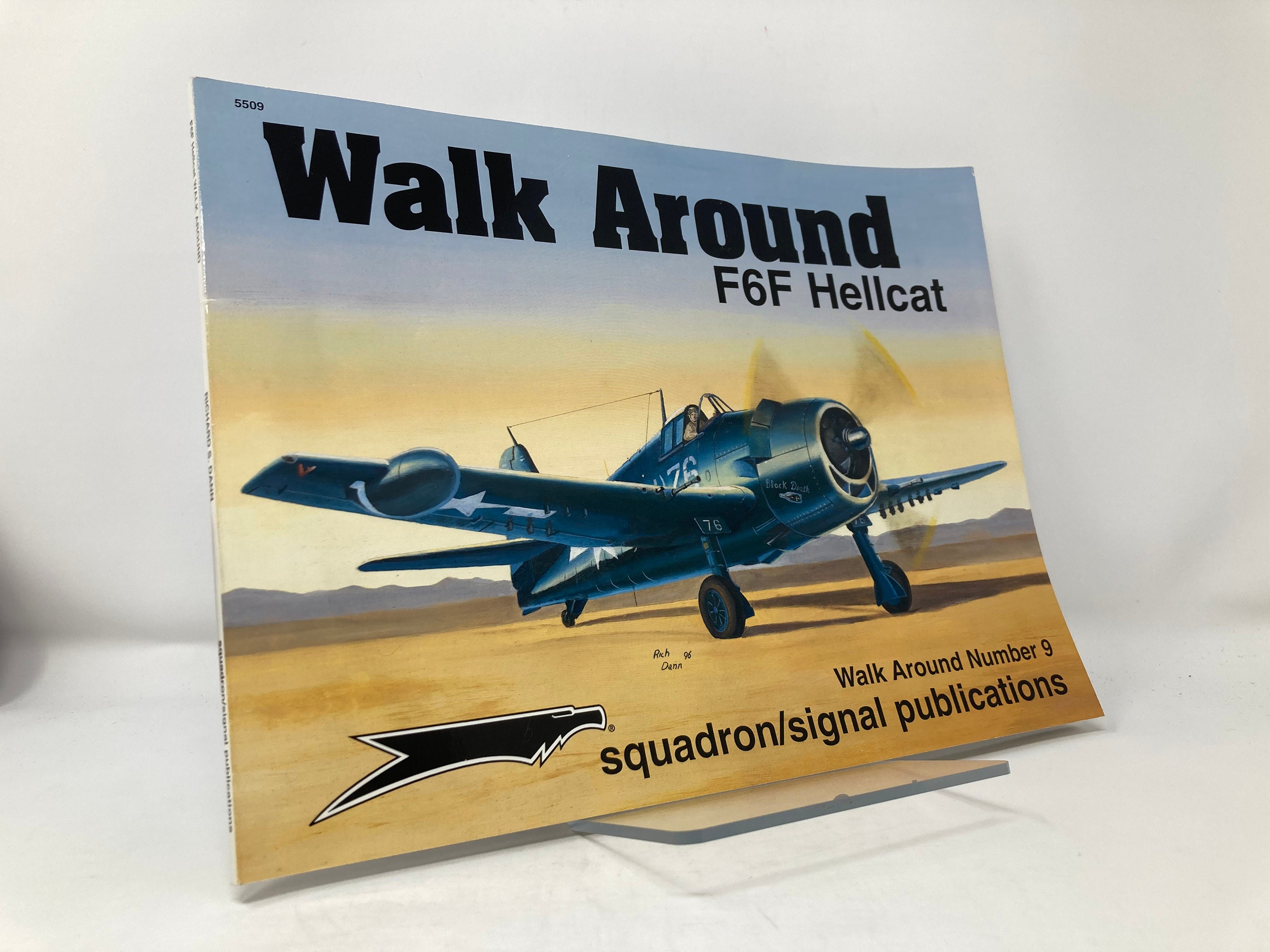F6F Hellcat Walk Around by Richard Dann PB First 1st LN 1996