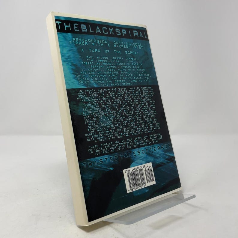 The Black Spiral by Richard D. Weber (editor) PB First Thus Paperback Like New 2003 384686 image 5