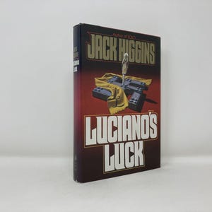 Luciano&#39;s Luck by Jack Higgins HC  Hardcover Very Good 1989 181512