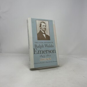 Le ultime lezioni di Ralph Waldo Emerson, 1843-1871 (Volume 1 di Ralph Emerson HC Prima edizione Copertina rigida Come nuovo 2001 402355 immagine 7