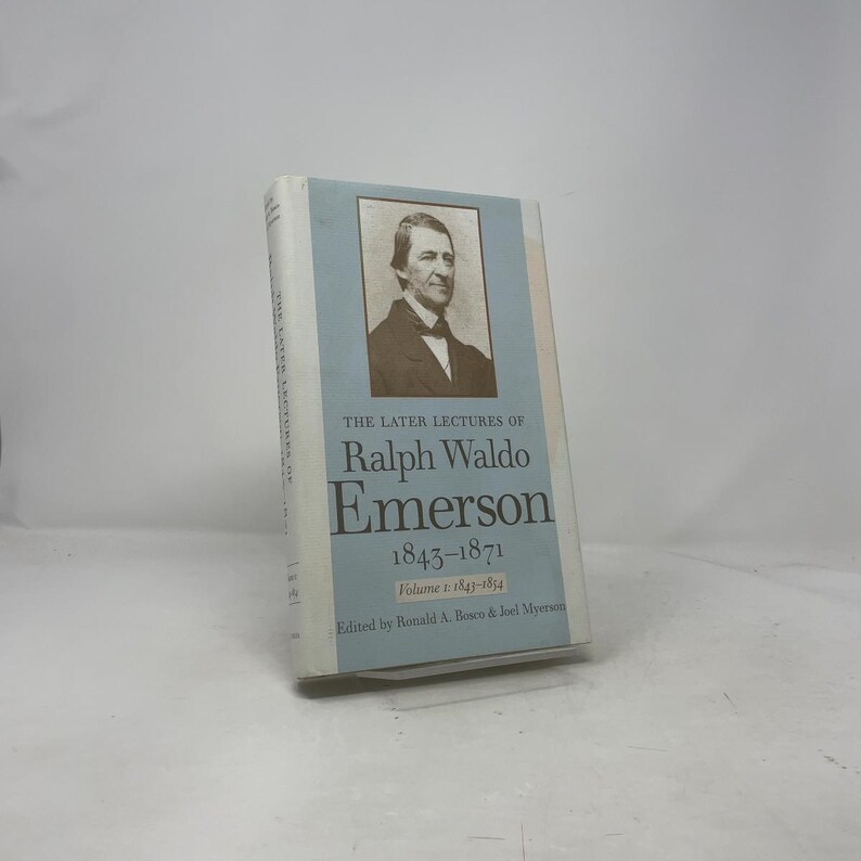 Le ultime lezioni di Ralph Waldo Emerson, 1843-1871 (Volume 1 di Ralph Emerson HC Prima edizione Copertina rigida Come nuovo 2001 402355 immagine 7