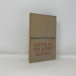 Carta a los líderes soviéticos de Aleksandr I. Solzhenitsyn HC Tapa dura Muy bueno 1965 190051
