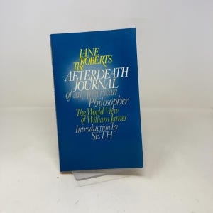 The Afterdeath Journal of an American Philosopher by Jane Roberts PB First Thus Paperback Very Good 1978 340242