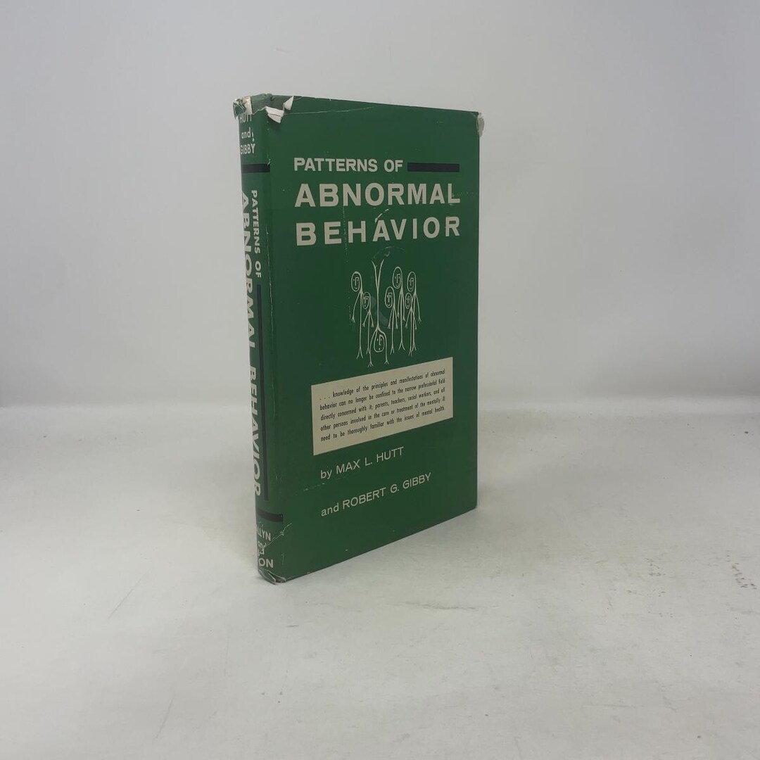Patterns of Abnormal Behavior by Allyn and Bacon HC First Edition ...