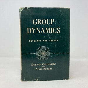 Group Dynamik von Dorwin Cartwright HC Hardcover Erster 1st Very Good 1953 186740