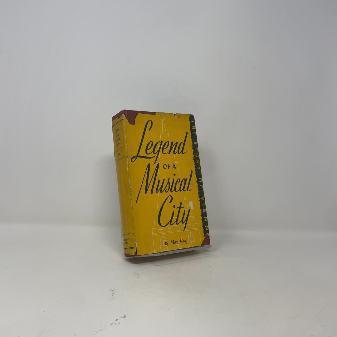 Max Graf Legend of a Musical City by Max Graf HC First Edition Hardcover Very ...
