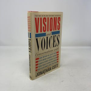 Visions & Voices by Jonathan Cott HC First Edition Hardcover Very Good 1987 311353