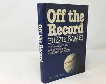 Off the Record by Buzzie Bavasi HC Hardcover 1987 LN Like New