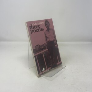 Three Poems by John Ashbery  PB First Edition Paperback Very Good 1972 313312