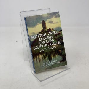 Scottish Gaelic-English / English-Scottish Gaelic Dictionary by R.W. Renton; J.A. MacDonald PB First Thus Paperback Like New 1994 335791