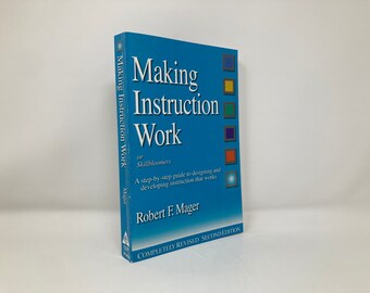 Making Instruction Work von Robert F. Mager HC Hardcover VG Very Good 1997 151079