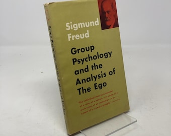 Groepspsychologie en de analyse van het ego door Sigmund Freud HC, 2e editie, hardcover, zeer goed, 1959 335489