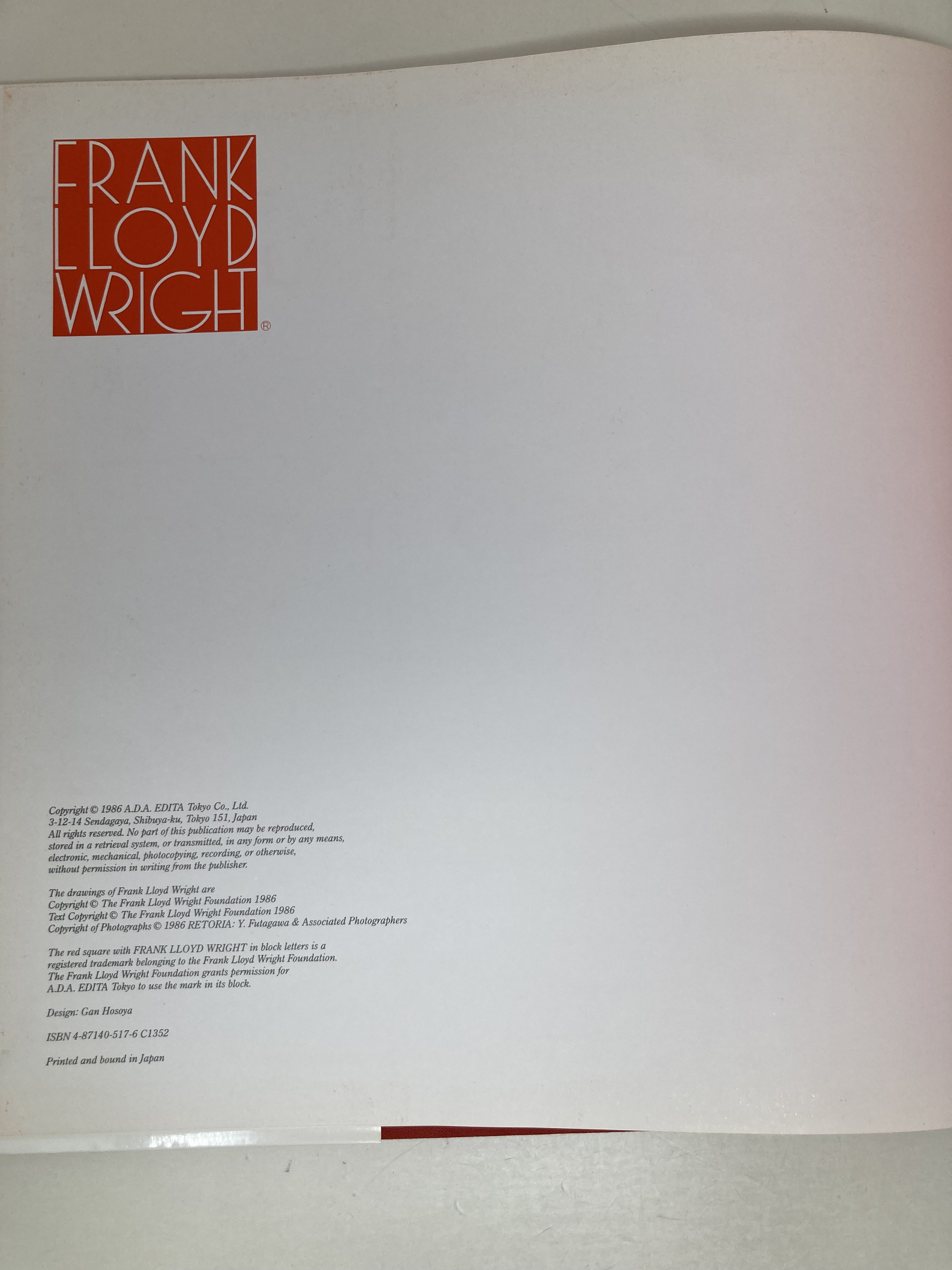 Frank Lloyd Wright Monograph Vol. 6: 1937-1941 by Bruce B