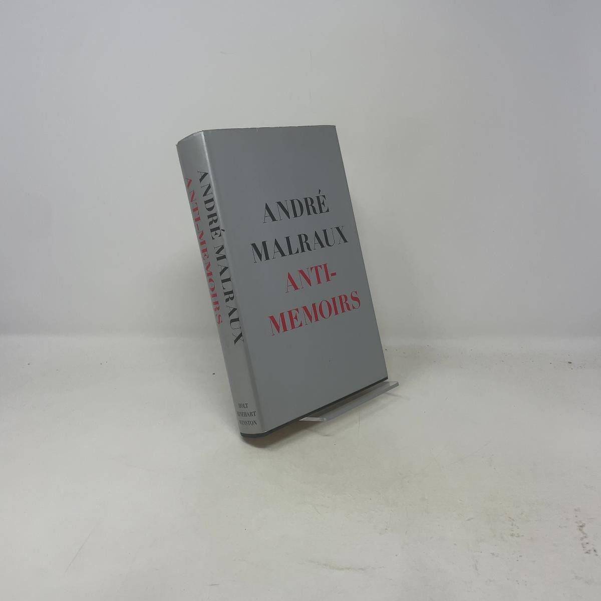 Anti-memoirs by Andre Malraux HC First Edition Hardcover Very Good