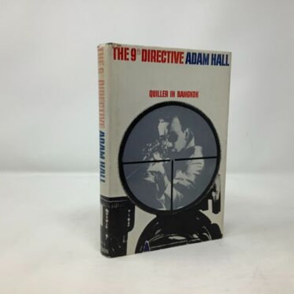 The 9th Directive by Adam Hall HC Hardcover 1966 VG Very Good