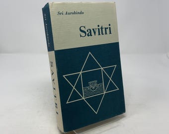Savitri de Sri Aurobindo HC 3.ª edición, tapa dura, como nuevo, 1970, 350744