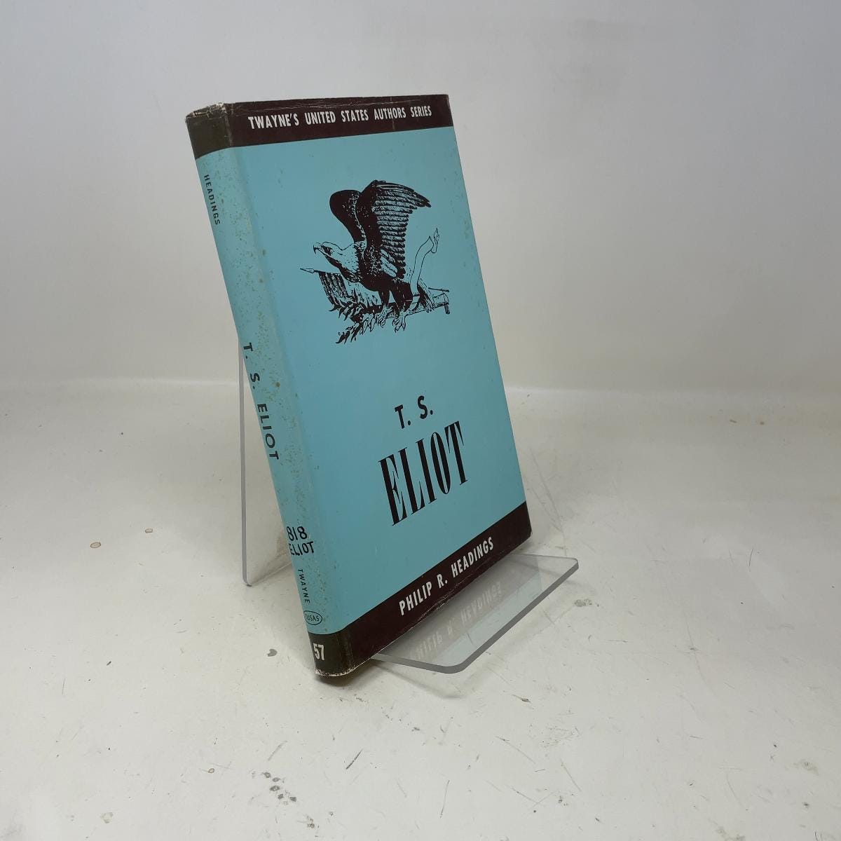 希少　T.S. Eliot Philip R. Headings T.S. Eliot by Philip R. Headings HC First Edition Hardcover Very