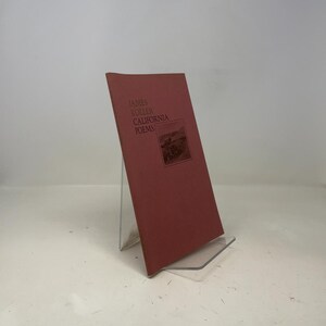 Poesie della California di James Koller PB First Thus Brossura Molto buona 1971 350443