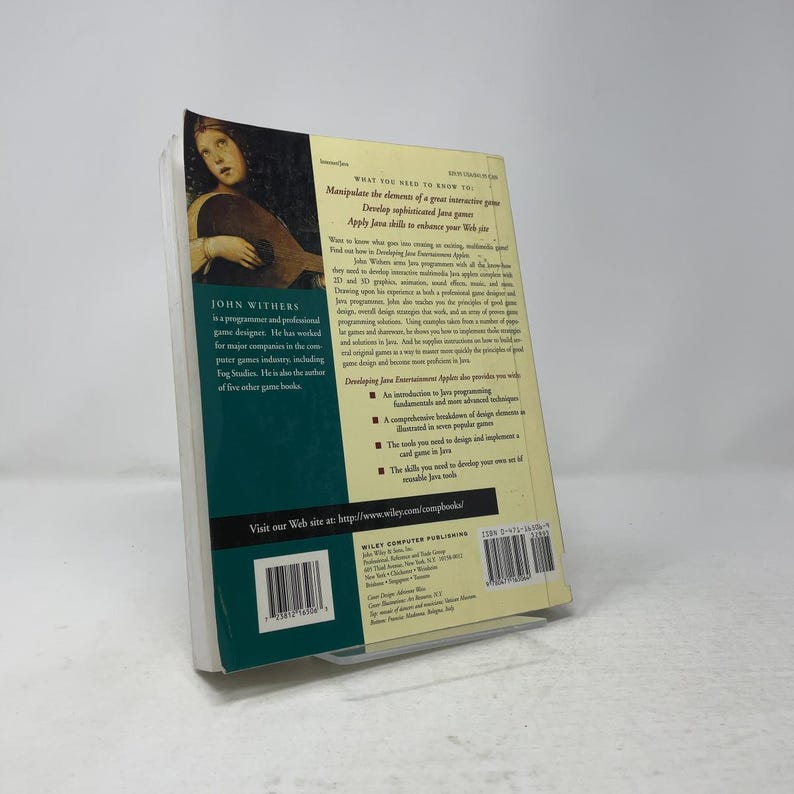 Developing Java Entertainment Applets by Withers, John PB First Edition Paperback Very Good 1997 556676 image 5