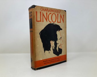 Abraham Lincoln von Lord Charnwood HC Hardcover 1st Also VG Very Good 1935 153480