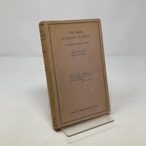 The Complete Marjory Fleming by Frank Sidgwick HC First Edition Hardcover Very Good 1934 332007
