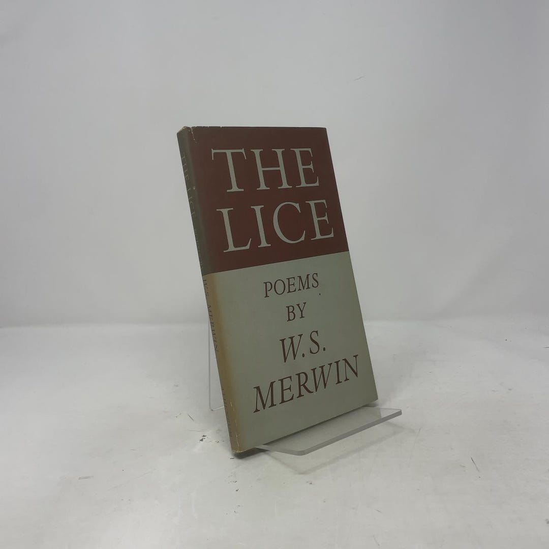 The Lice by W.S. Merwin HC First Edition Hardcover Very Good 1967 ...