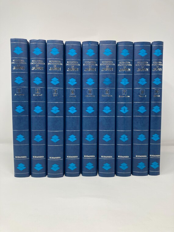 Kodansha Encyclopedia of Japan 9 Vols. HC Hardcover 1st