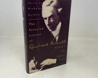 The Selected Letters of Bertrand Russell, Vol. 1 by Bertrand Russell HC First Edition Hardcover Like New 1992 360950