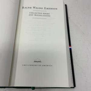 Ralph Waldo Emerson by Ralph Waldo Emerson HC First Edition Hardcover Like New 1994 417954 image 4