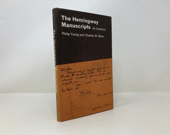 The Hemingway Manuscripts: An Inventory von Philip Young und Charles W. Mann HC, 1. Erstausgabe, sehr gut, VG 1969, 147959