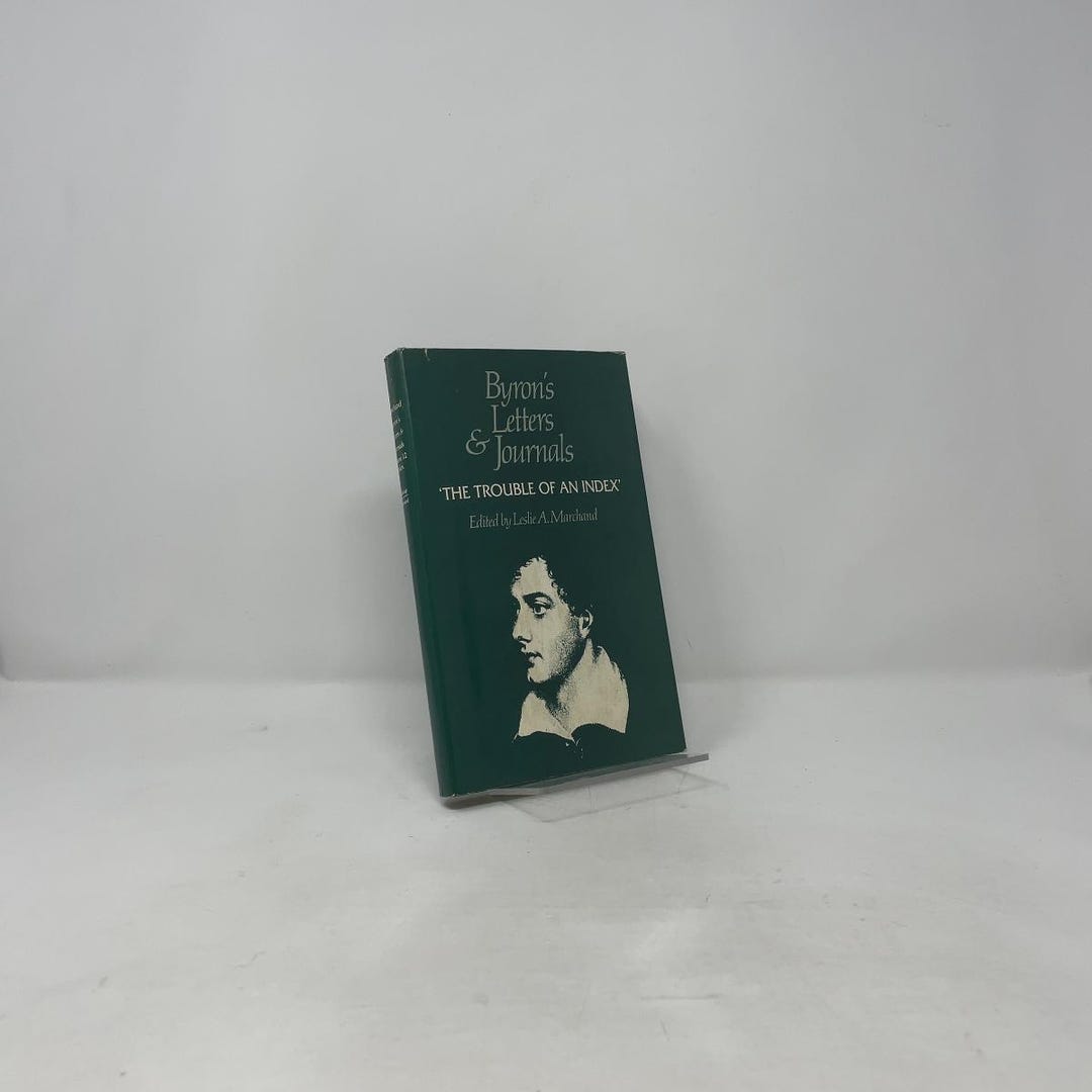 Byron's Letters and Journals by George Gordon Byron HC First Edition ...