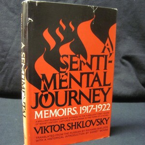 A Sentimental Journey; Memoirs, 1917-1922 by Viktor Borisovich Shklovskii HC Hardcover 1970 LN Like New