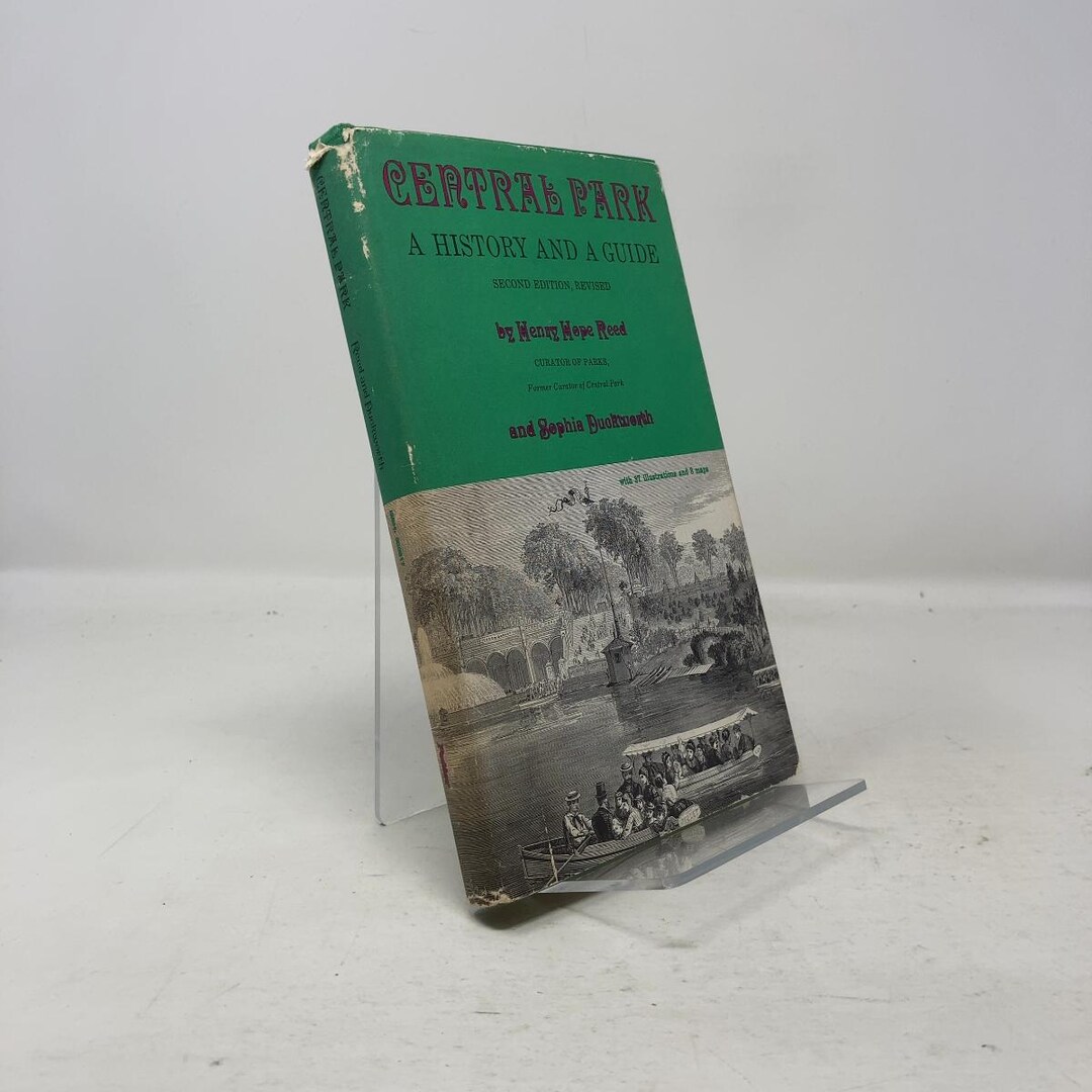 Central Park by Henry Hope Reed HC First Edition Hardcover Very Good ...
