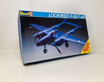 Revell Lockheed P-38 F-4A 1/72 Scale Model Kit New in Box 148910
