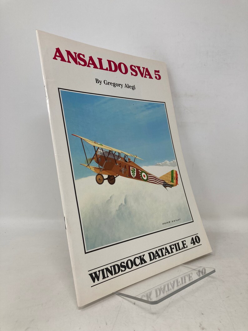 Ansaldo SVA 5 by Gregory Alegi PB First 1st Like New 1993 image 2