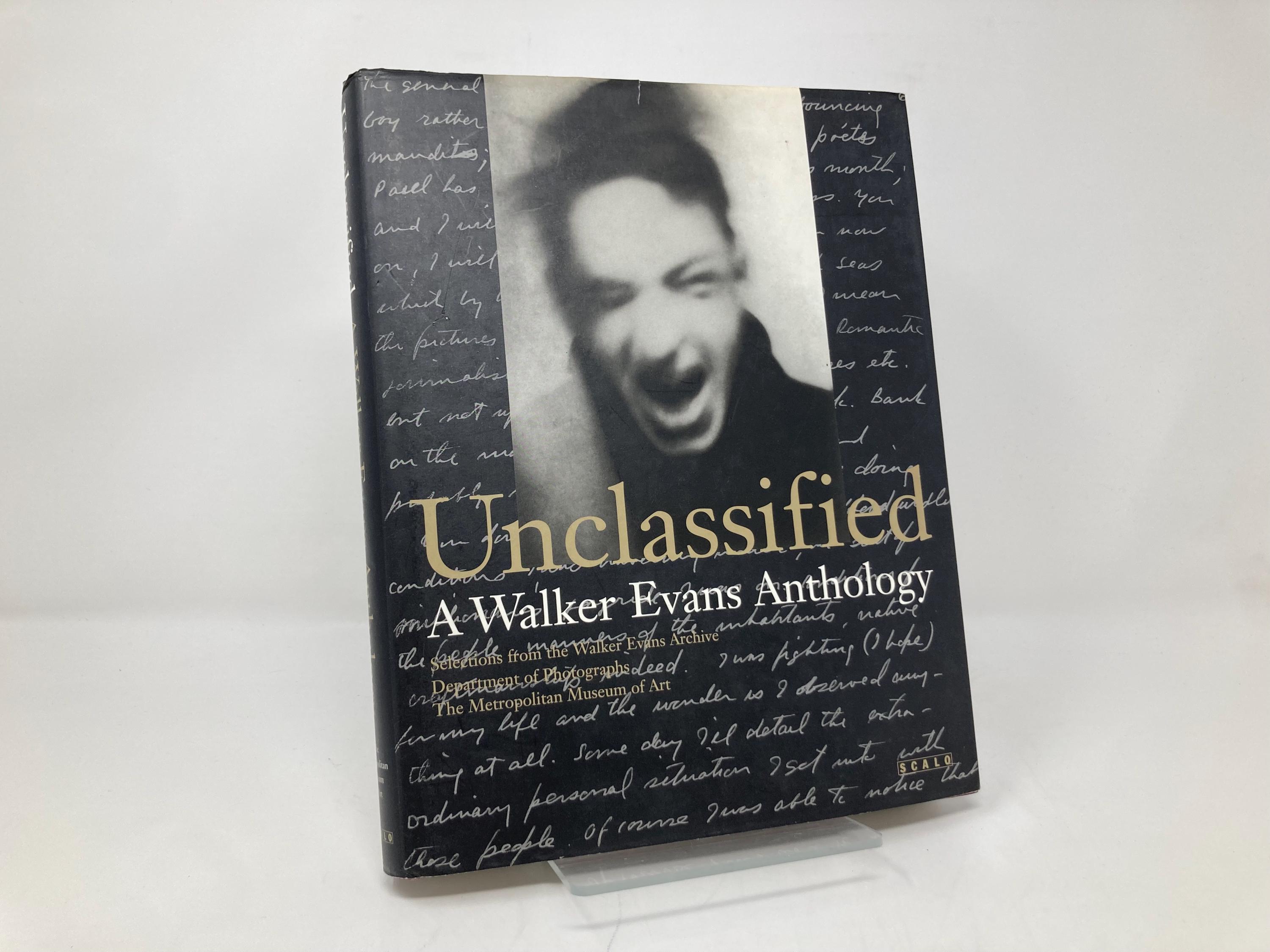 Buy Unclassified: A Walker Evans Anthology by Jeff L. Rosenheim 