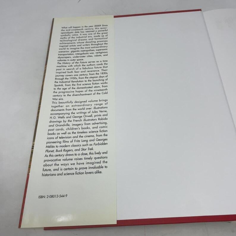 History of The Future by Christopher Canto, Odile Faliu HC First Edition Hardcover Like New 1993 385958 image 3