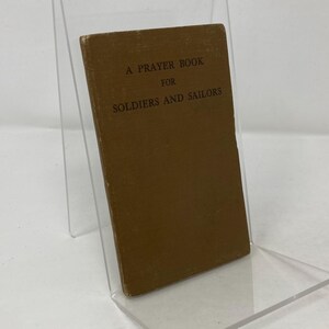 兵士と船員のための祈祷書 教会年金基金 HC ハードカバー 初版 非常に良い 1942 210776
