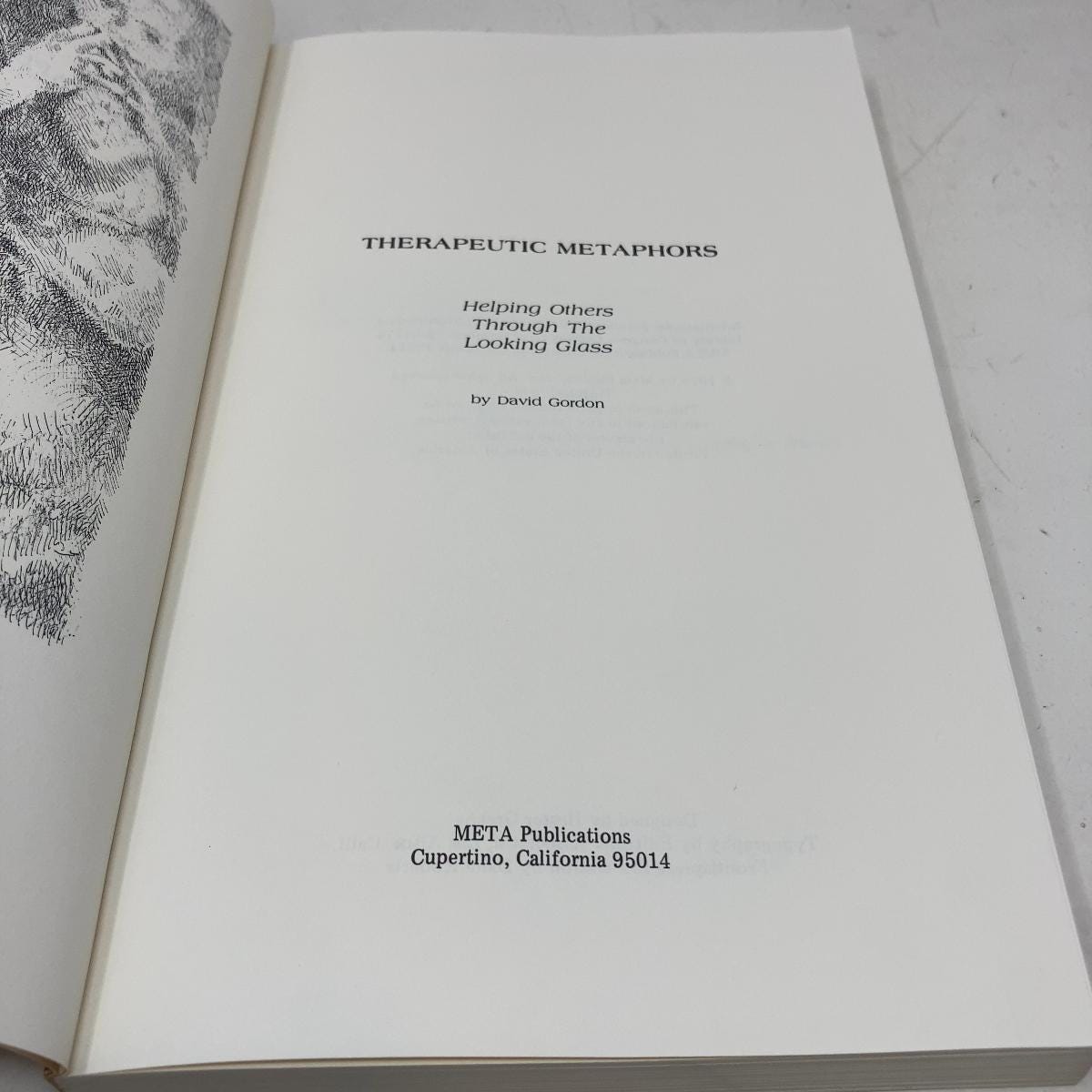 Therapeutic Metaphors by David Gordon PB First Edition Paperback