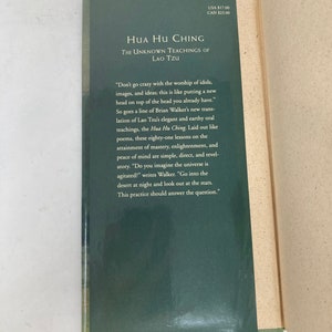 Hua Hu Ching: The Unknown Teachings of Lao Tzu by Brian Walker Hardcover First Very Good 1994 image 4