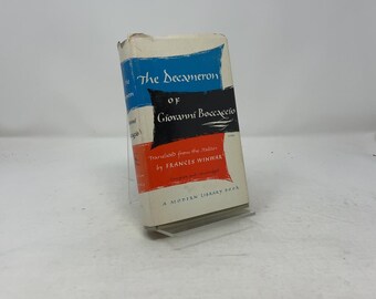 The Decameron of Giovanni Boccaccio by Giovanni Boccaccio, Frances Winwar HC First Thus Hardcover Very Good 1955 364533