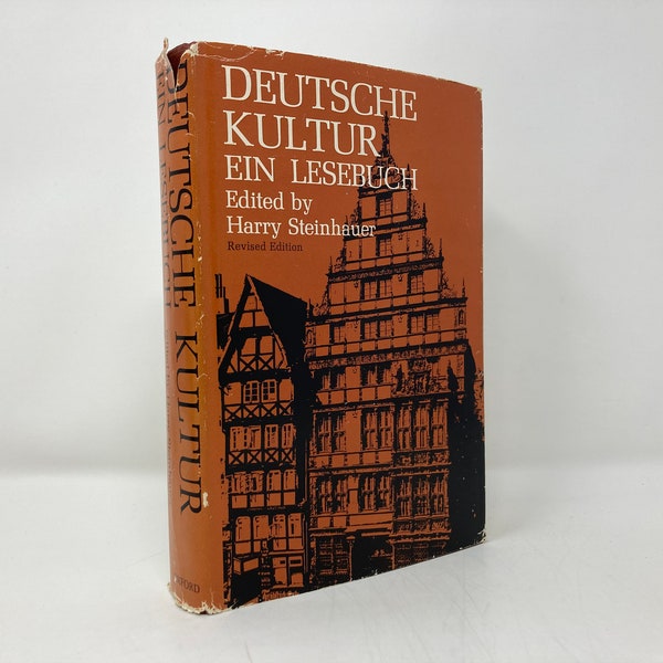 Deutsche Kultur por Ein Lesebuch (Editor Steinhauer) HC Primero Así 1.° VG 1962 141723
